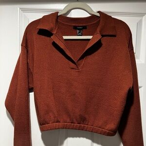 Forever 21 Terracotta Knit Top